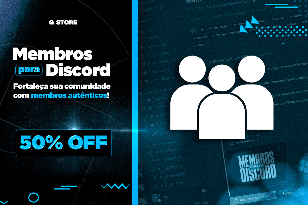 Membros Discord ( PROMOÇÂO )